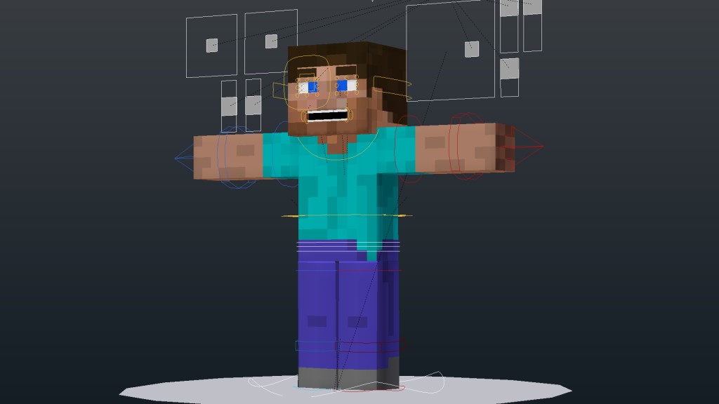 minecraft character rig preview image 1